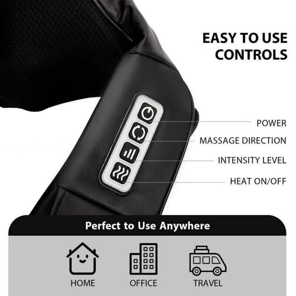 Wireless Neck & Back Shiatsu Massager