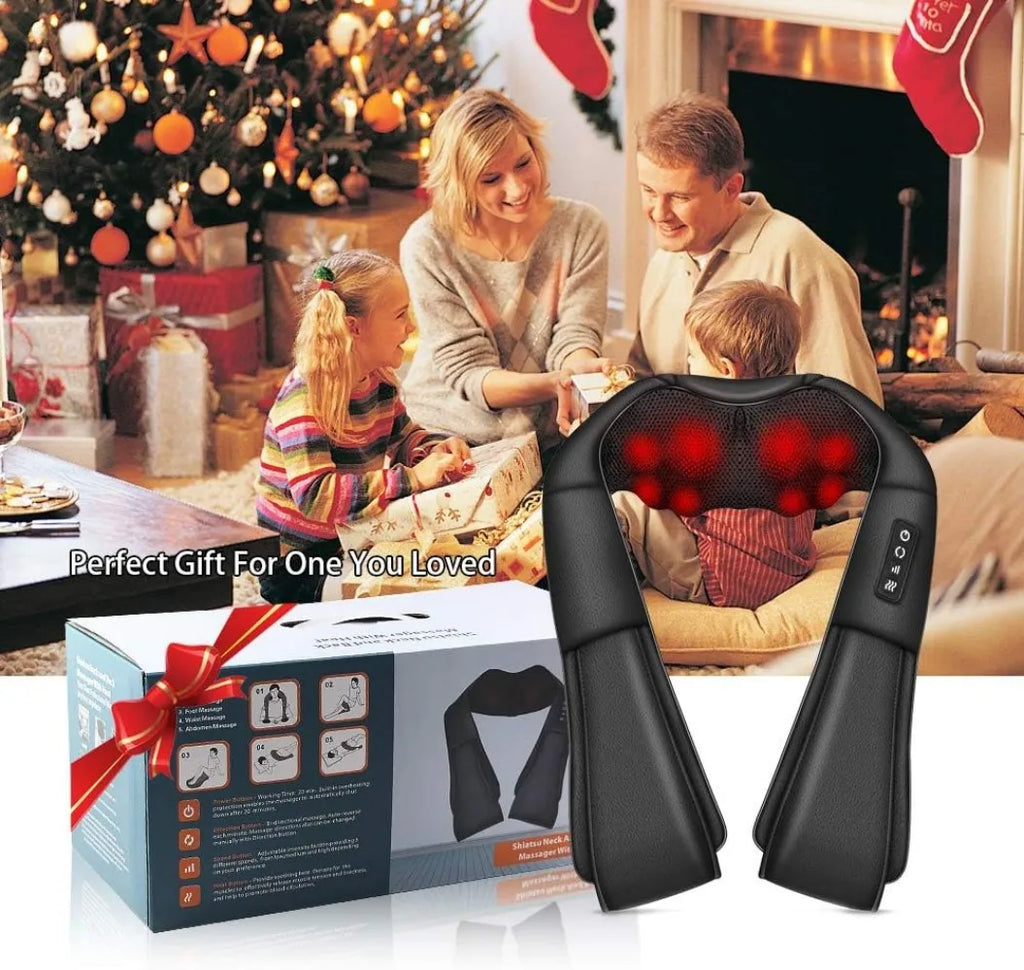 Wireless Neck & Back Shiatsu Massager