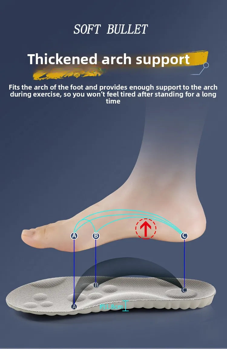 4D Latex Sport Insoles