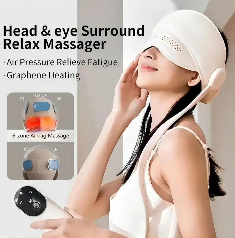 Electric Air Pressure Head Massager