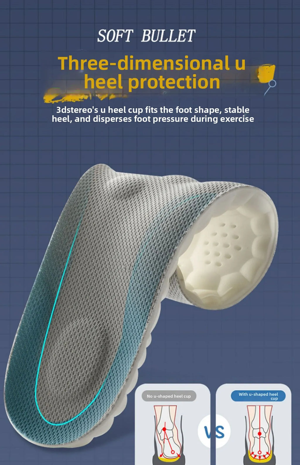 4D Latex Sport Insoles