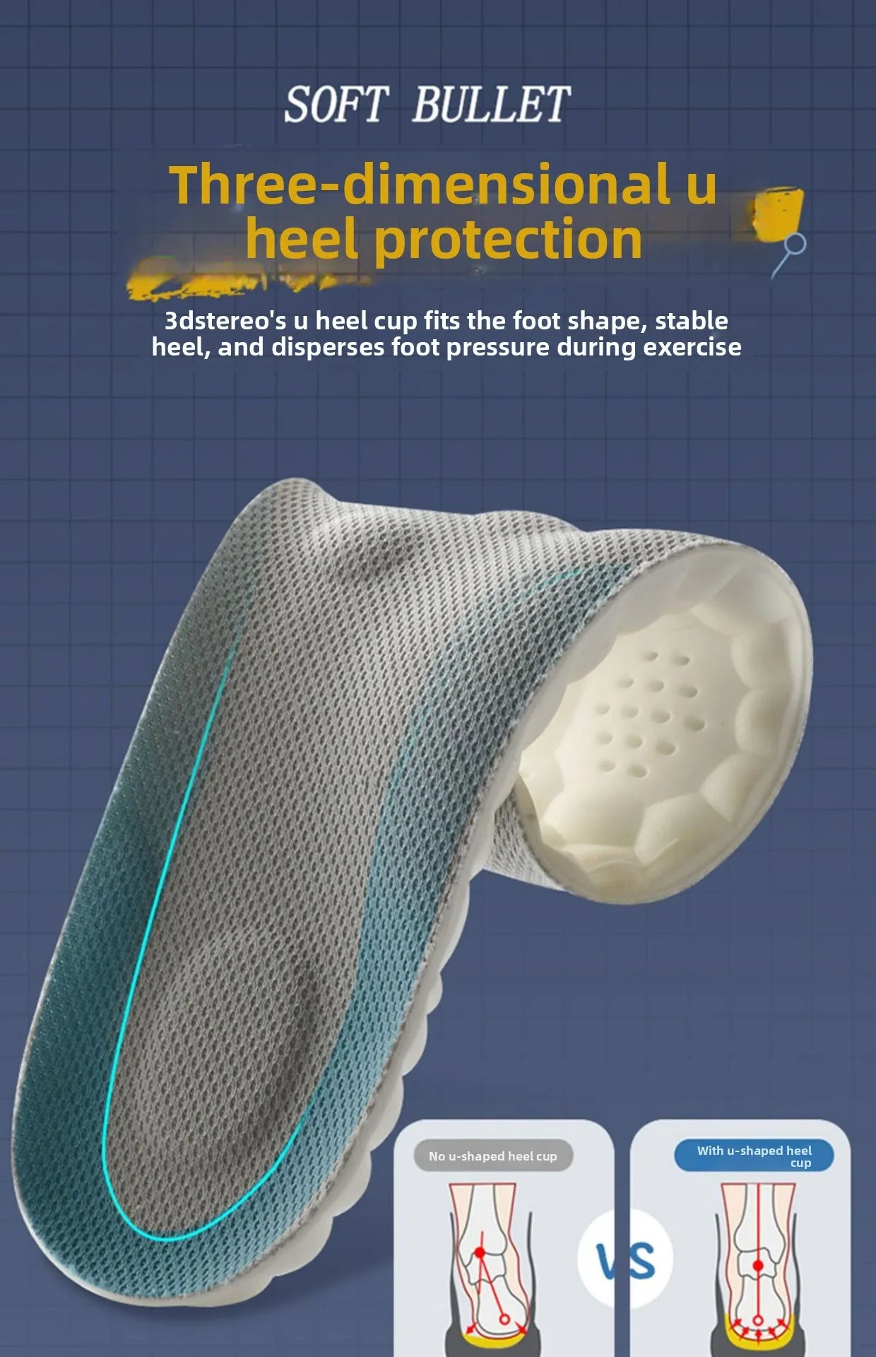 4D Latex Sport Insoles