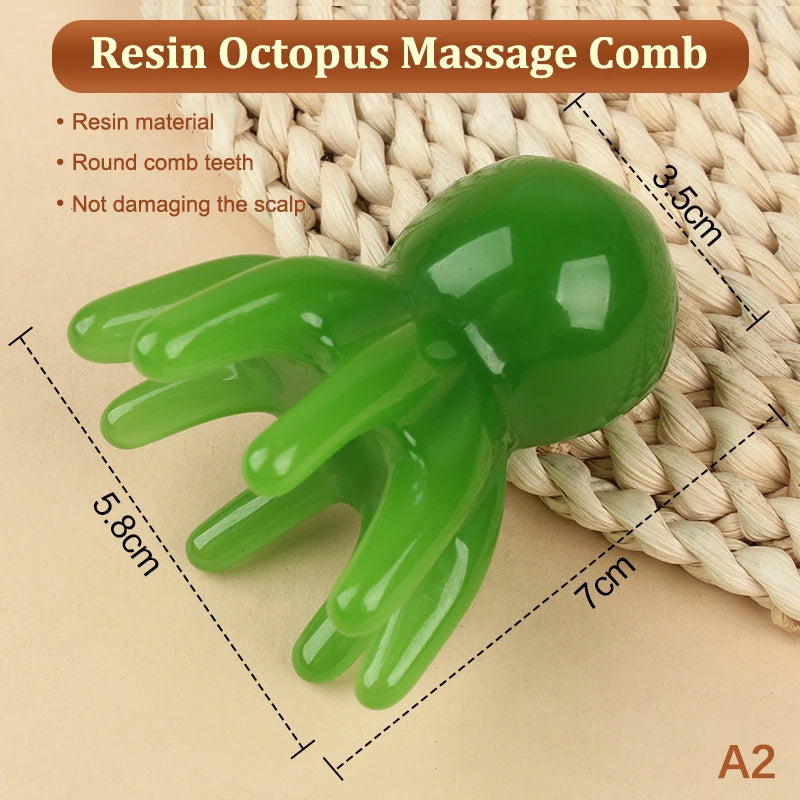 Resin Octopus Comb