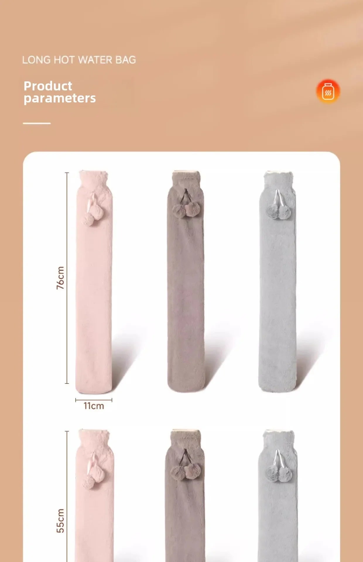 Extra-Long Hot Water Bottle